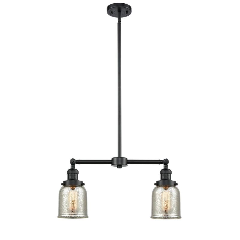 Innovations Lighting Small Bell 2 Light 21" Wide Linear Chandelier