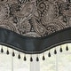 preview thumbnail 19 of 35, Madison Park Aubrey Jacquard Window Rod Pocket Valance with Beads - 50 x 18"