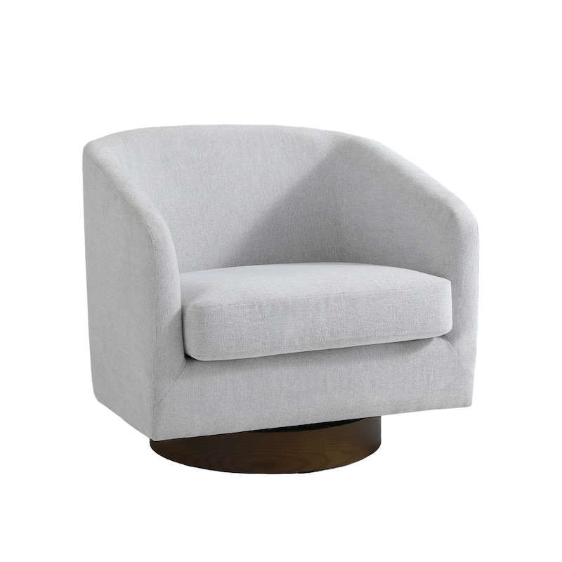 31.1'' W Barrel Swivel Accent Chair (Set of 2)