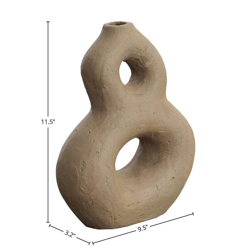 Canyon Vase, Light Brown