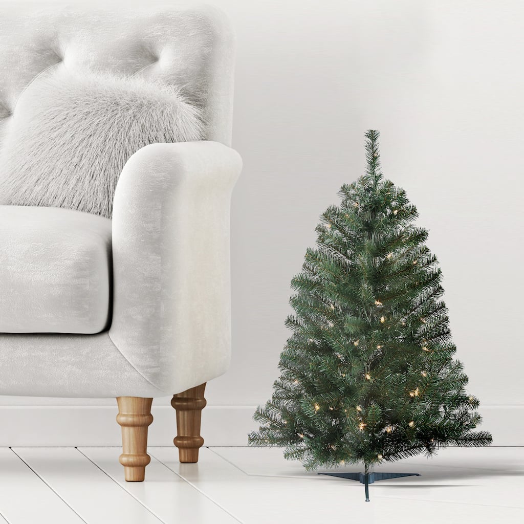 LED Mix Belgium Wreath 30" - Natural Green