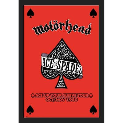 Motorhead Ace of Spades Framed Poster - 24 x 36 Inch