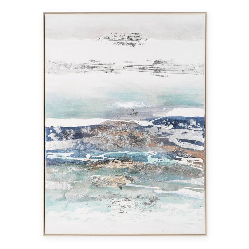 High Seas, Hand Painted Framed Canvas