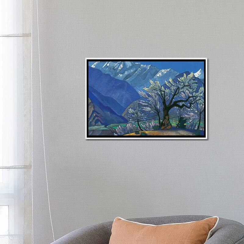 iCanvas "Krishna, 'Kulu' Series, 1929" by Nicholas Roerich Framed Canvas Print