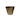 Fluted Metal Vase with Distressed Finish