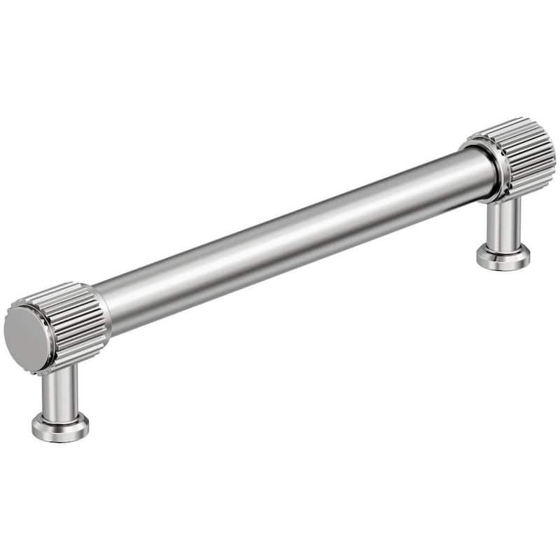 Amerock BP37805 Farewind 6-5/16" Center to Center Fluted Bar Cabinet - Polished Chrome
