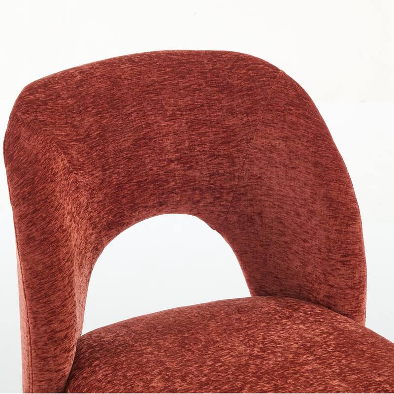 Contemporary Metal Frame Dining Chair Set of 2 with Sponge Cushion 300lb Capacity