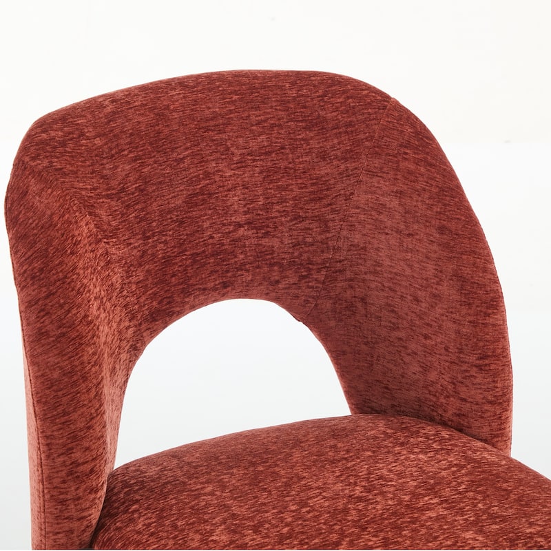 Metal Legs Dining Chair,Cushion Is Comfortable,Design Is Simple