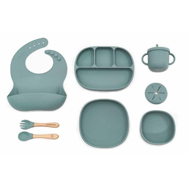 slide 2 of 12, Silicone Foodie Kit BPA Free Dishwasher Safe Microwave Safe Cactus Green