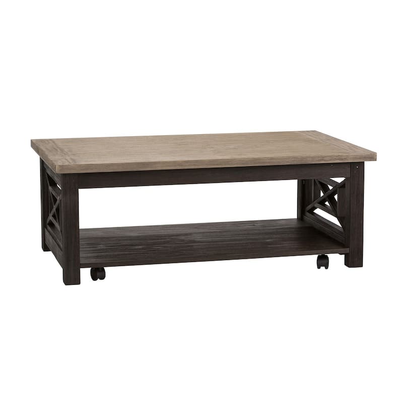 Heatherbrook Charcoal Cocktail Table