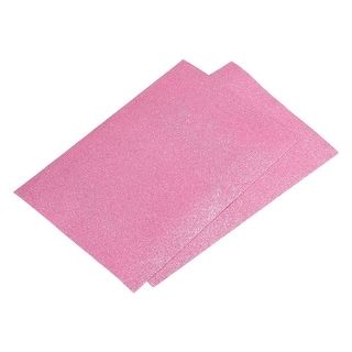 Glitter EVA Foam Sheets Pink Self Adhesive Back 11.8 x 7.8 Inch 2mm ...