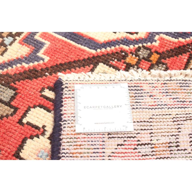 ECARPETGALLERY Hand-knotted Andelz Red Wool Rug - 4'6 x 6'7