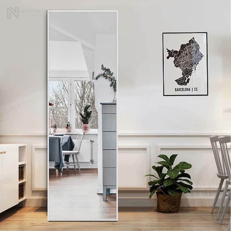 chic Full-Length Mirror Floor Mirror With Standing