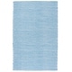 preview thumbnail 58 of 84, SAFAVIEH Handmade Flatweave Montauk Adrian Casual Cotton Rug 5' x 8' - Blue/Ivory - Rectangle