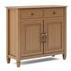 preview thumbnail 67 of 92, WYNDENHALL Hampshire 40" Wide Solid Wood Traditional Entryway Storage Cabinet - 40"w x 15"d x 36" h