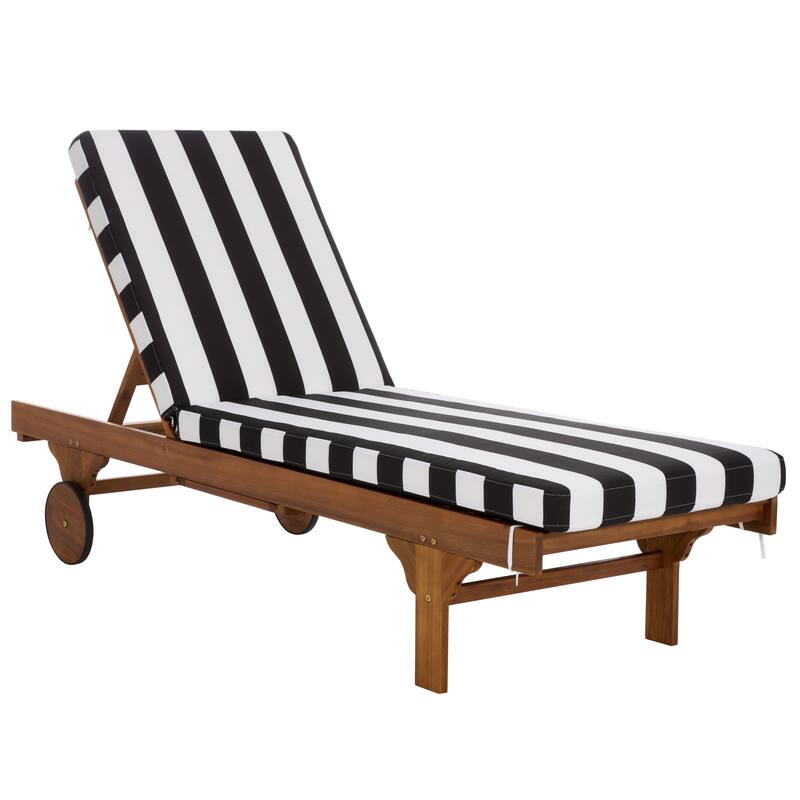 SAFAVIEH Iyanna Lounge Chair - 25 In. W x 80 In. D x 17-42 In. H - 25"W x 80"D x 17-42"H