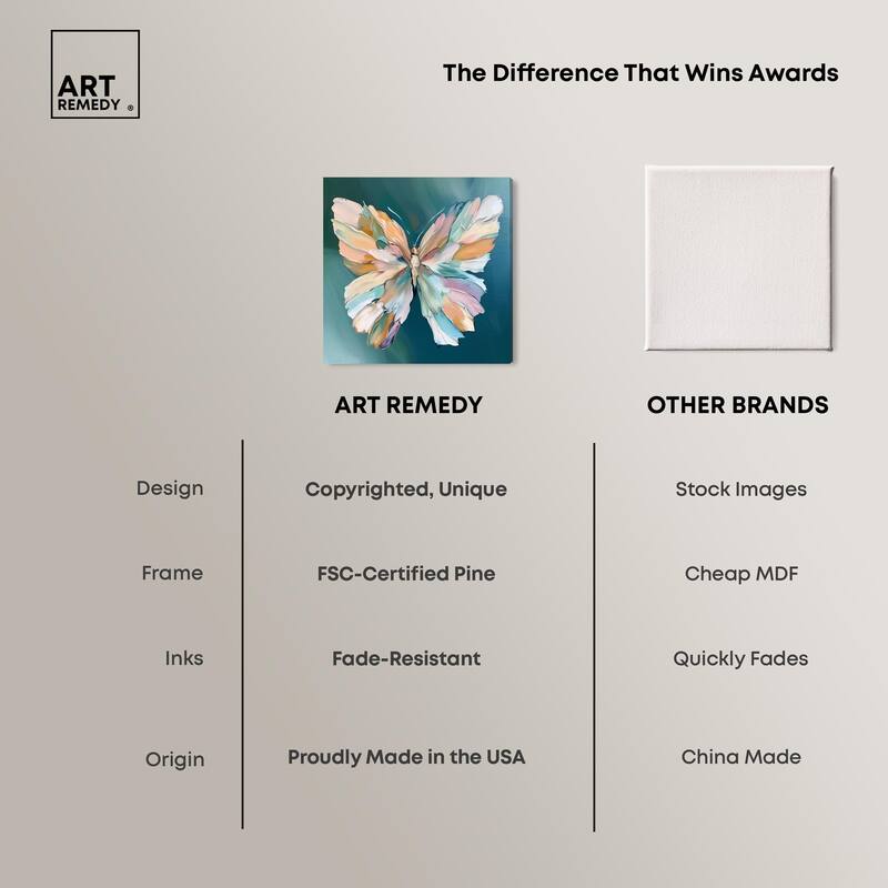Wings of Duality Canvas by Art Remedy, Gallery Wrapped