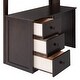 preview thumbnail 16 of 25, Modern Twin Size Loft Bed With Drawers,Desk and Wardrobe,Sturdy Construction