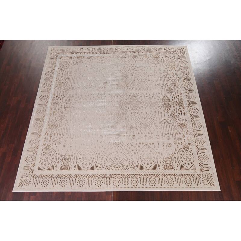 Geometric Damask Transitional Oriental Turkish Rug Decorative Carpet