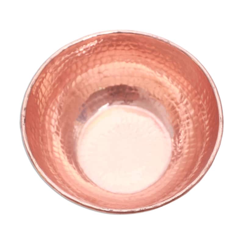 Novica Handmade Warm Glow Copper Bowl