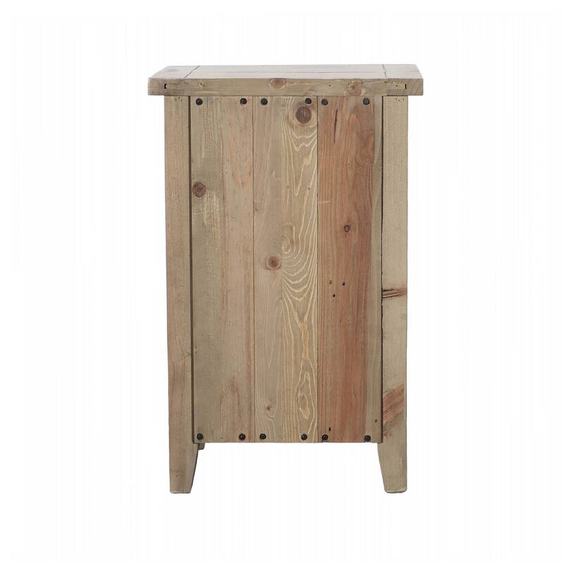 Dexter 3-Drawer Reclaimed Pine Nightstand