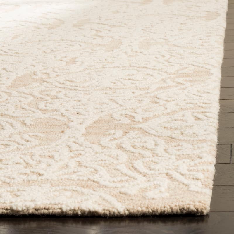 SAFAVIEH Handmade Blossom Mahalia Modern Floral Wool Rug