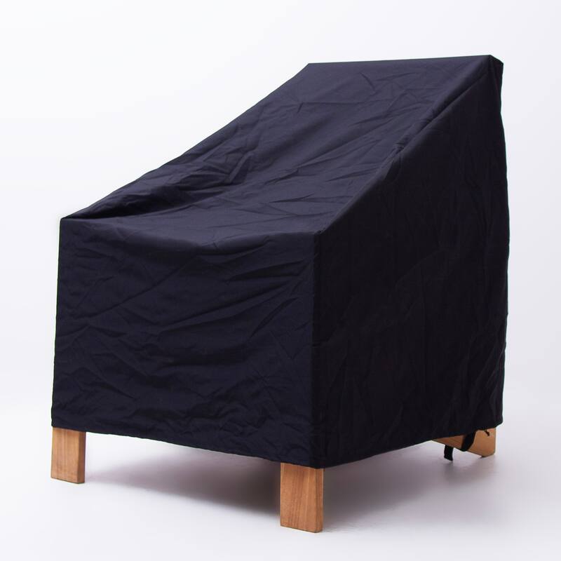 Cambridge Casual Napa Teak Wood Outdoor Adirondack Chairs with Padded Seat (Included Patio Cover)