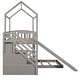 preview thumbnail 16 of 35, Twin Over Twin Bunk Bed with Two Drawers and Slide
