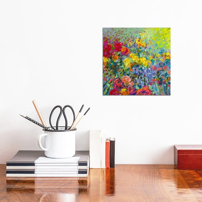 iCanvas "Clay Flowers" by Iris Scott Canvas Print - 12x12x0.75