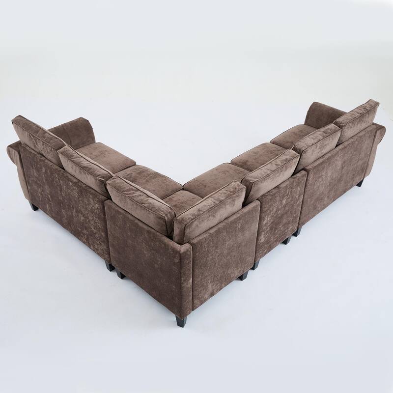 109.5" Modular Sectional Sofa