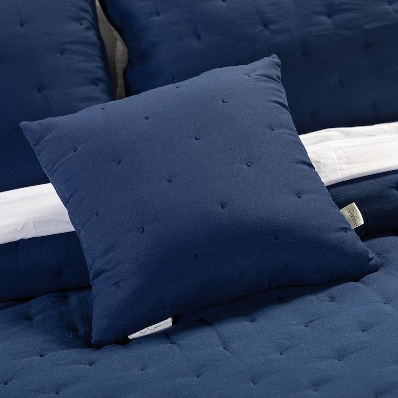 Emilie 4 Piece Crescent Stitch Quilt Set by HULALA HOME