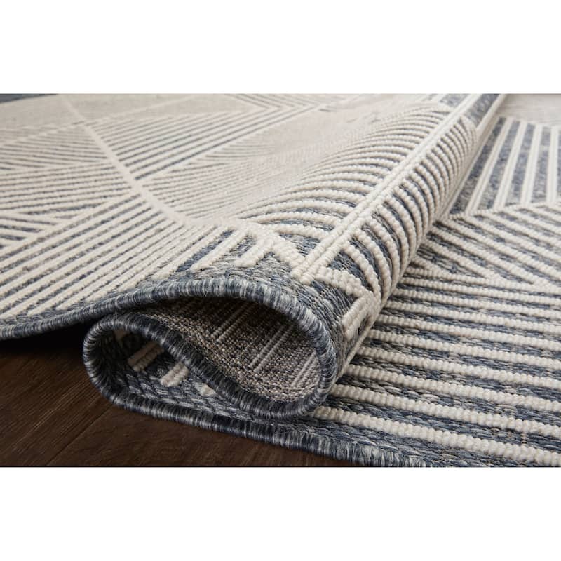 Alexander Home Renee Geometric Modern Indoor / Outdoor Rug