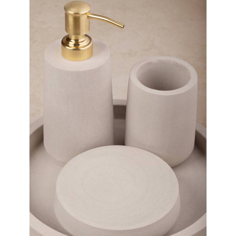 Casablanca Sandstone Bath Accessories - Set of 4