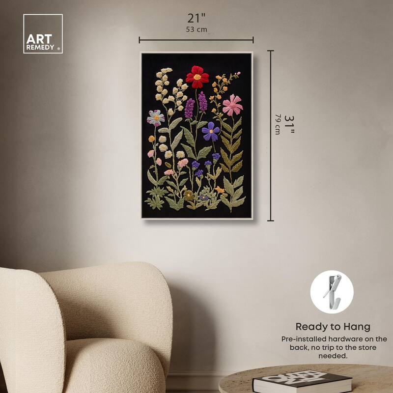 Fiber Flora on Fathomless Canvas by Art Remedy