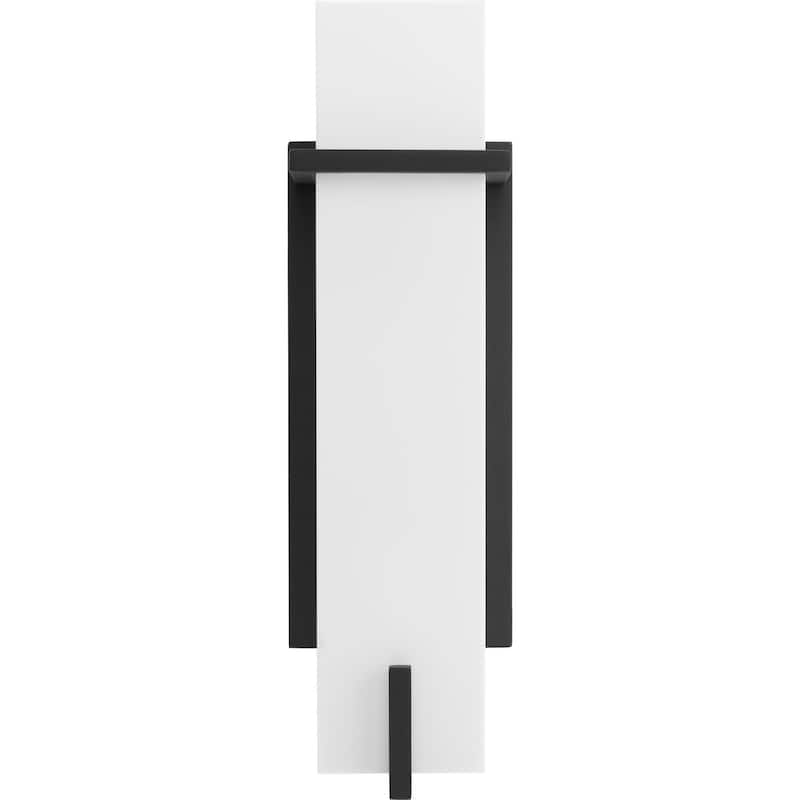 Antrim Collection One-Light Black Modern Medium Outdoor Wall Lantern - 5.25 in x 5 in x 18 in