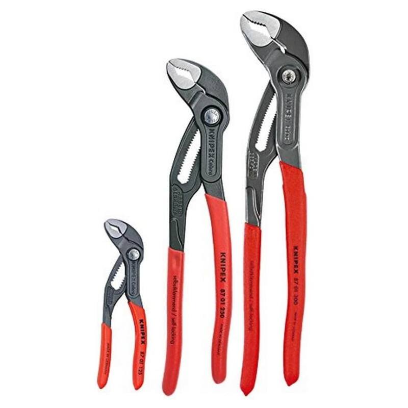 Cobra 3Pcs Keeper Pouch Tongue & Groove Joint Pliers Set (9K 00 80 122 US)