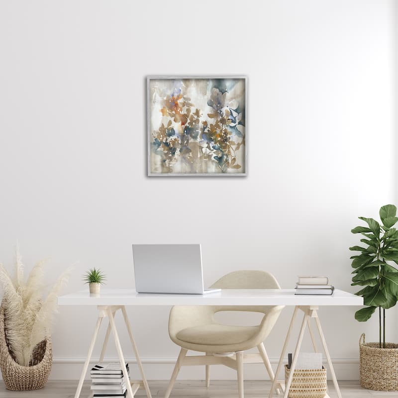 Stupell Solemn Neutral Botanicals Framed Giclee Art Design By K. Nari