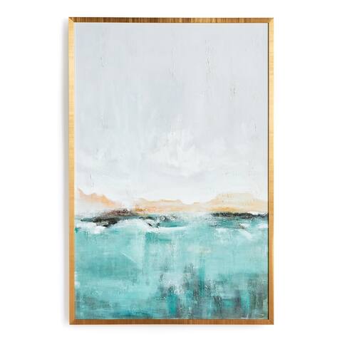 Calm Horizon Hand-Embellished Giclee