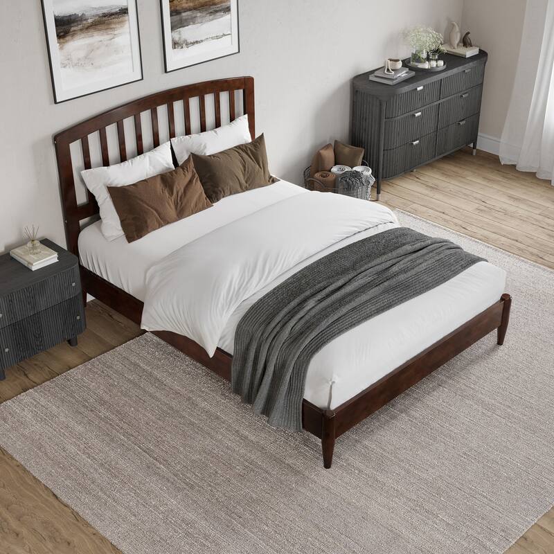 Quincy Solid Wood Low Profile Platform Bed