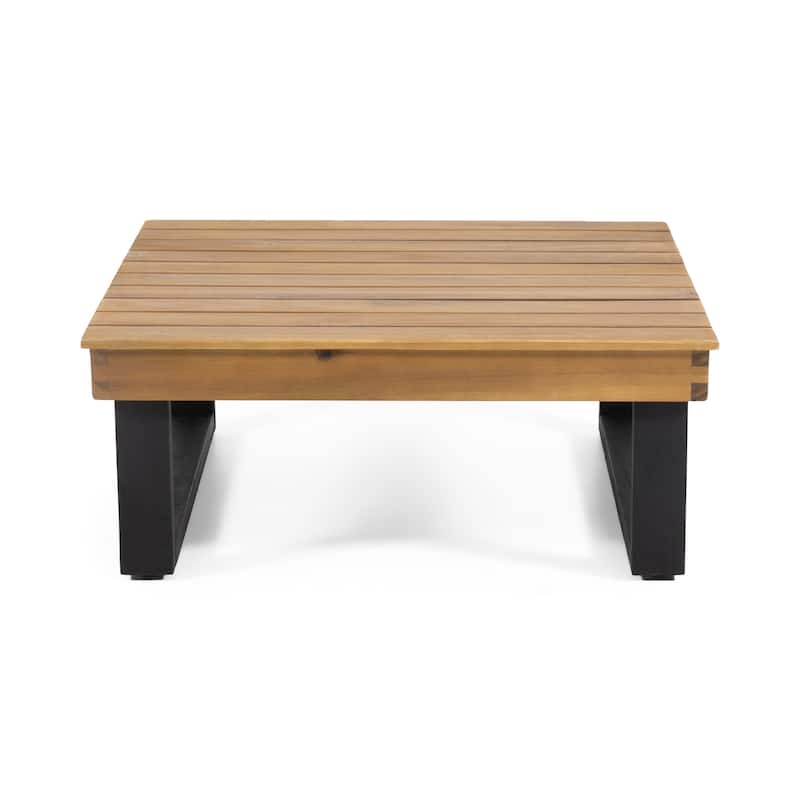 Set of 2 Space-Saving Corner Chair & Coffee Table Set for Patios, Balconies & Gardens