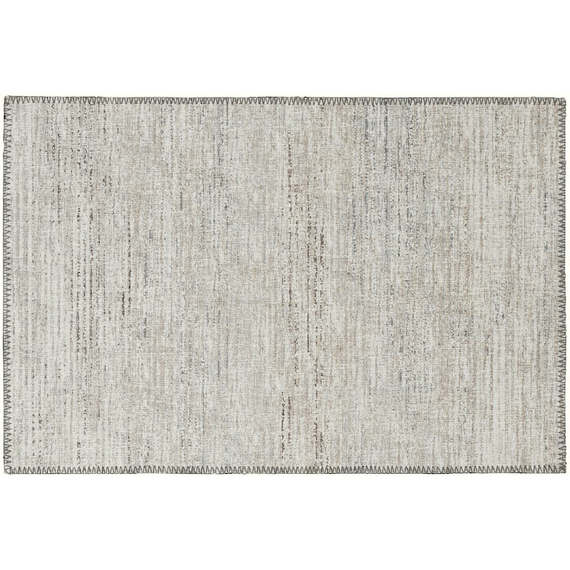 Indoor/ Outdoor Marston Dynamic Transitional Striped Washable Area Rug