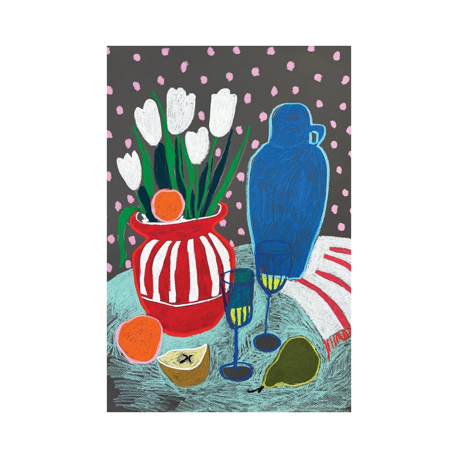 "Tulips At The Quiet Table" by Sasha Robinson Canvas Print