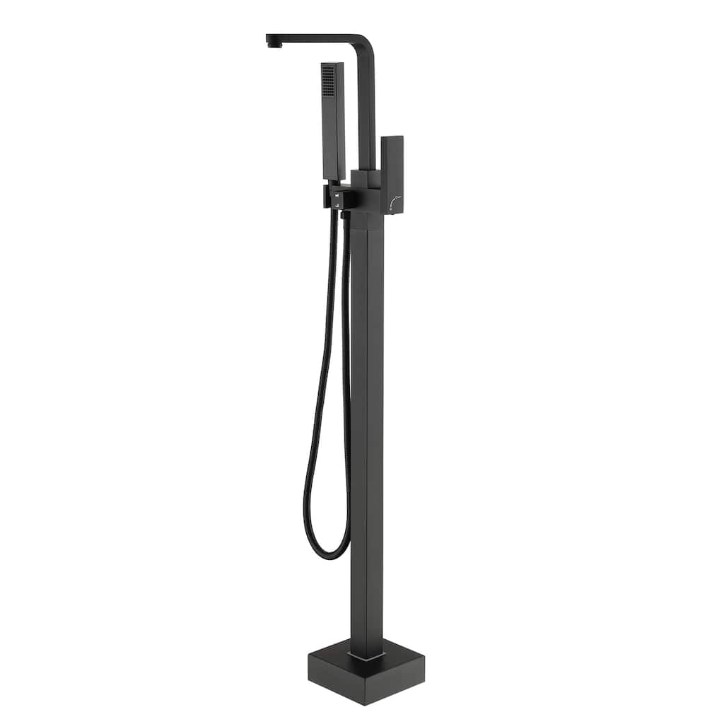CASAINC 1-Handle Freestanding Tub Faucet with Handheld Shower Head