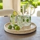 preview thumbnail 2 of 11, Uttermost Travessa Outdoor Round Stone Tray