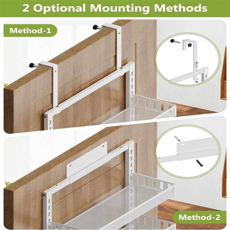6-Tier Large Wall Mounted Storage Spice Rack