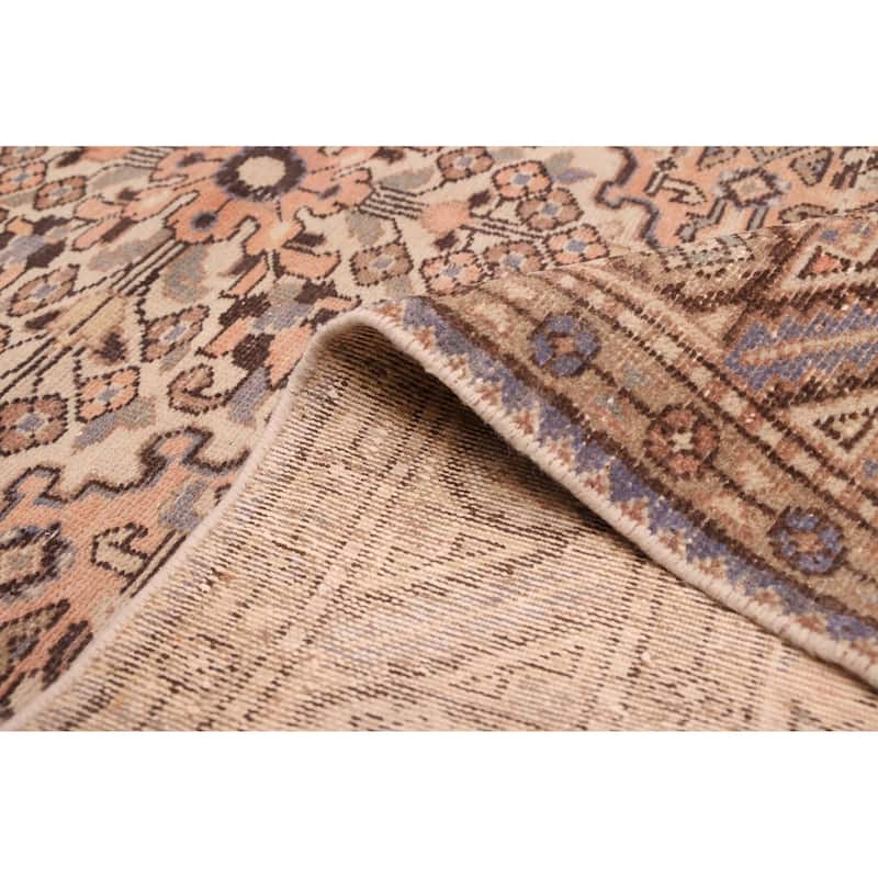 ECARPETGALLERY Hand-knotted Antalya Vintage Copper Wool Rug - 4'1 x 6'10