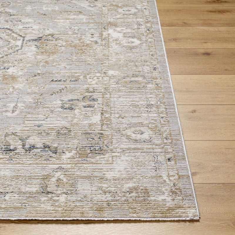 Livabliss Edmonton Vintage Border Area Rug
