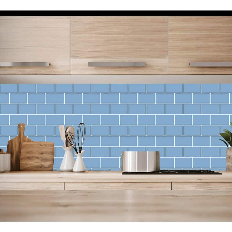 10-Sheet Peel and Stick Tile Backsplash tile for Kitchen Backsplash