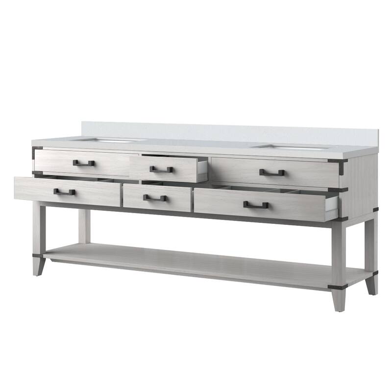 Norwalk Bath Vanity with Quartz Top and Sink