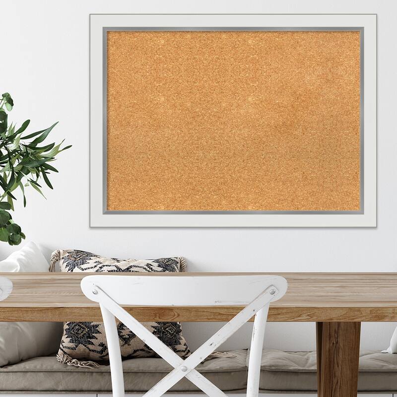 Eva Narrow Framed Cork Bulletin Memo Board